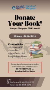 Program Kampus Mengajar Angkatan 5 Di SD Negeri 3 Kemiri