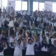 Ribuan tenaga honorer mengikuti penyerahan pakta integritas di GOR PKSPO Kaliwates, Rabu (20/8/2025). (Foto: Dok/Diskominfo Jember)