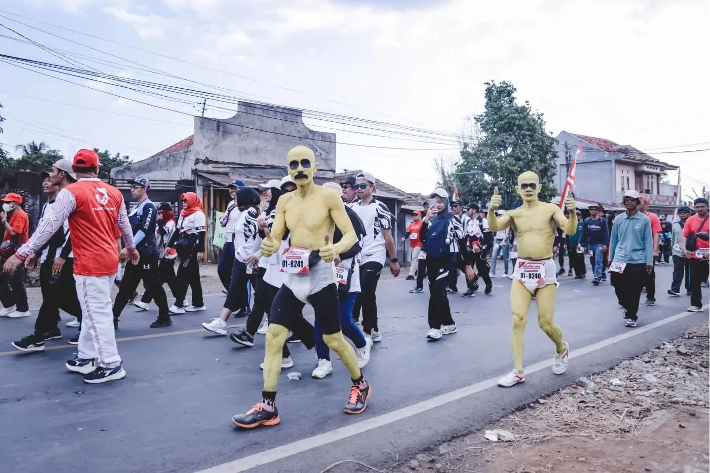 Peserta Tajemtra bergerak menuju garis finis. (Foto: Dokumentasi Tajemtra 2024/Satukanal.com)