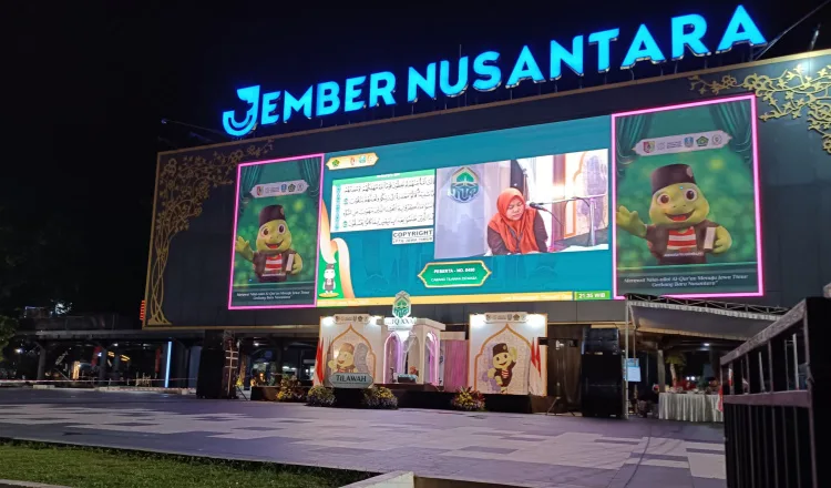 MTQ XXXI Tingkat Jawa Timur saat berlangsung di venue Alun-alun Jember Nusantara. (Foto: Teamwork)