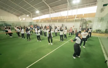 110 Peserta Meriahkan Kolaborasi Zumba dan Padel di Panjalu Padel Club Wushu