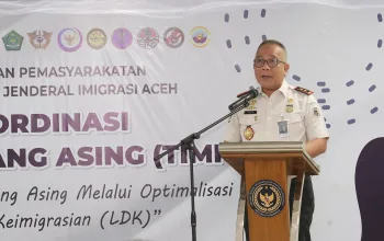 Perkuat Pengawasan Orang Asing, Kanwil Imigrasi Aceh Gelar Rakor TIMPORA Berbasis Optimalisasi Data