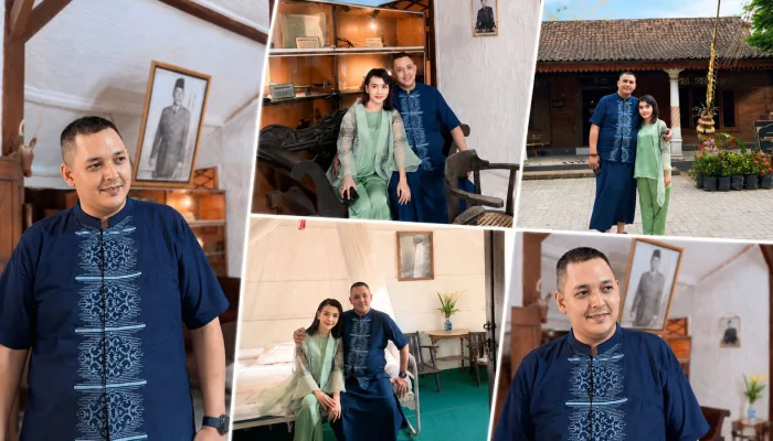 Sebelum Hadiri Haul di Blitar, Putera Soekarno Kunjungi Rumah Masa Kecil Bung Karno di Kediri