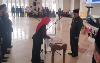 125 Pejabat Fungsional dan Kepala Sekolah Dilantik, Pemkab Tulang Bawang Dorong Reformasi Pendidikan yang Lebih Berkualitas