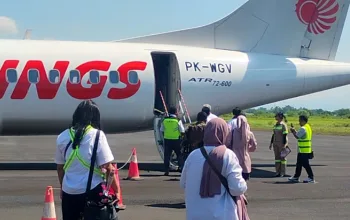 Penerbangan Jember-Surabaya Resmi Dibuka, Ekonomi Daerah Siap Melejit Pesawat ATR 72 milik Wings Air siap melayani penerbangan Jember-Surabaya. (Foto: Teamwork)