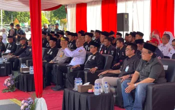 3.624 Warga Baru Tahun 2026 PSHT Cabang Jember Terlindungi BPJS Ketenagakerjaan Apel Kebangsaan Kesiapan Pamter PSHT di depan Kantor Pemerintah Kabupaten Jember, Rabu (3/6/2026). (Foto: Dok/Humas BPJS Ketenagakerjaan Cabang Jember)