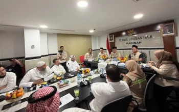 Menhaj Gus Irfan Tekankan Tiga Hal Ini kepada 23 Pimpinan Dapur Katering Jamaah Haji di Madinah