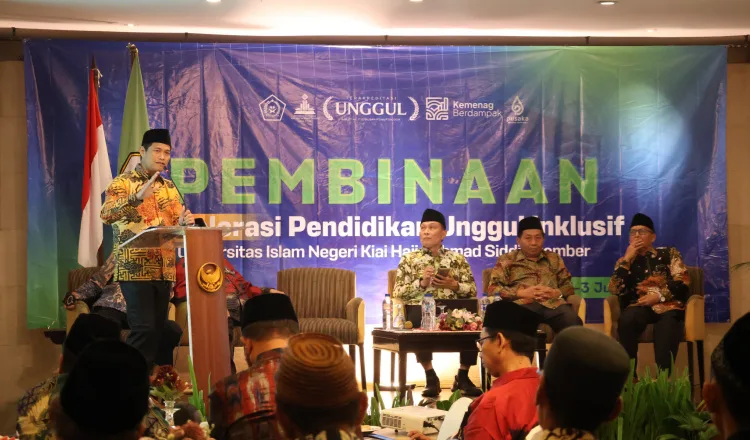 Pembinaan Akselerasi Pendidikan Islam Unggul dan Inklusif UIN KHAS Jember. (Foto: Dok/Humas UIN KHAS Jember)