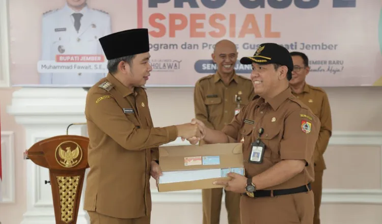 Peresmian program Peta Cinta, Senin (5/1/2026). (Foto: Dok/Diskominfo Jember)