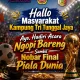 SMSI Tulang Bawang dan Kampung Tri Tunggal Jaya Gelar Nobar Final Piala Dunia Spanyol vs Argentina