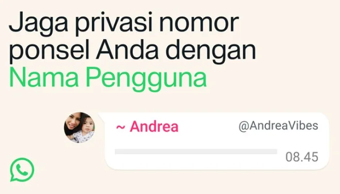 Lupakan Nomor HP, WhatsApp Kini Resmi Luncurkan Fitur Username!